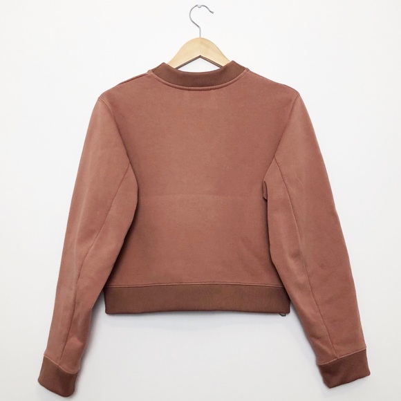 Acne Studios Bird Fl Cropped Sweatshirt Pink XS - Picture 7 of 15
